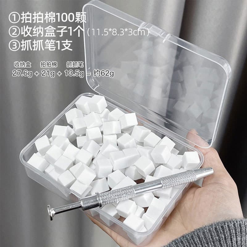Nail Art Tools Sponge Gel Applicator Clip Stainless Steel Non-Slip Professional Blush Gradient Metal Clip Wholesale