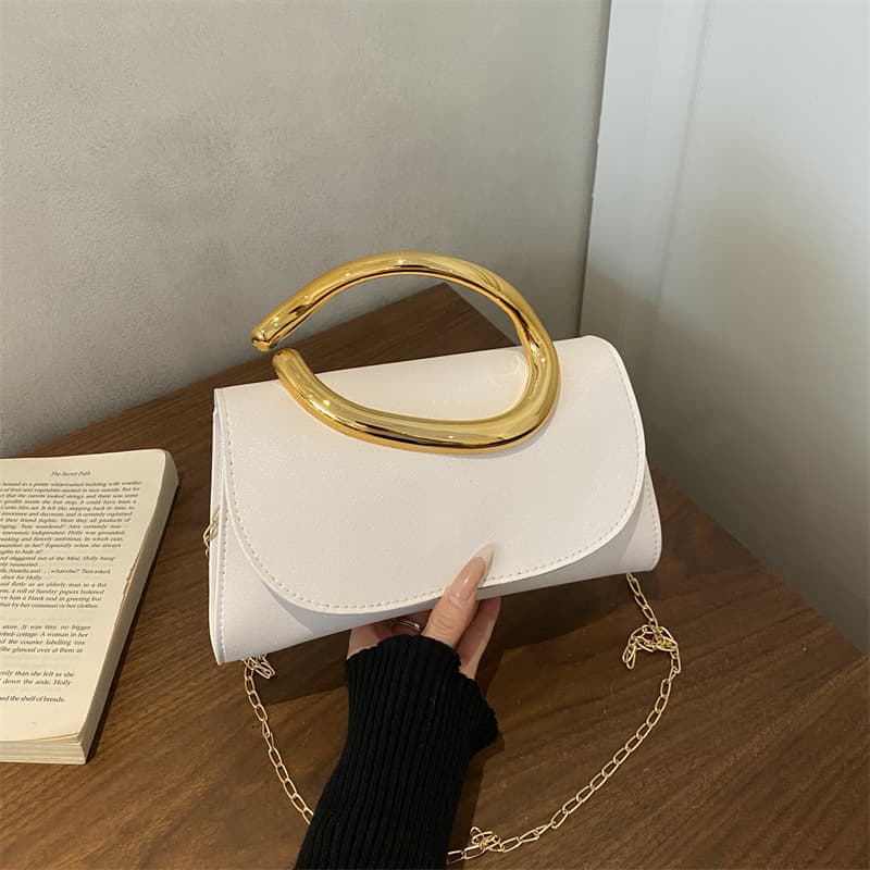 New style western style niche design handbag casual simple square bag 2026 fashionable women's shoulder crossbody bag