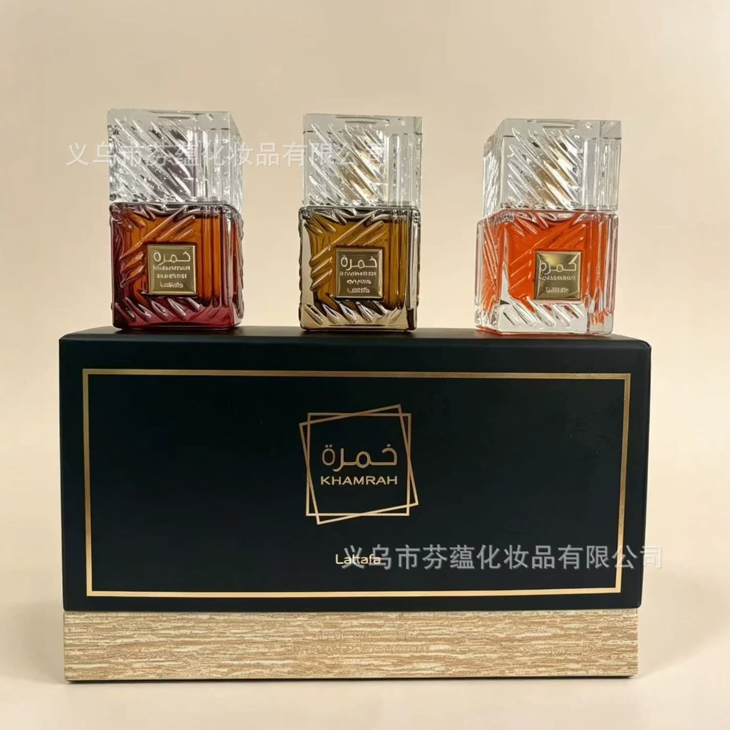Cross-border Bestseller Lattafa KHAMRAH Gift Set Middle Eastern Arabic Perfume for Export Wholesale