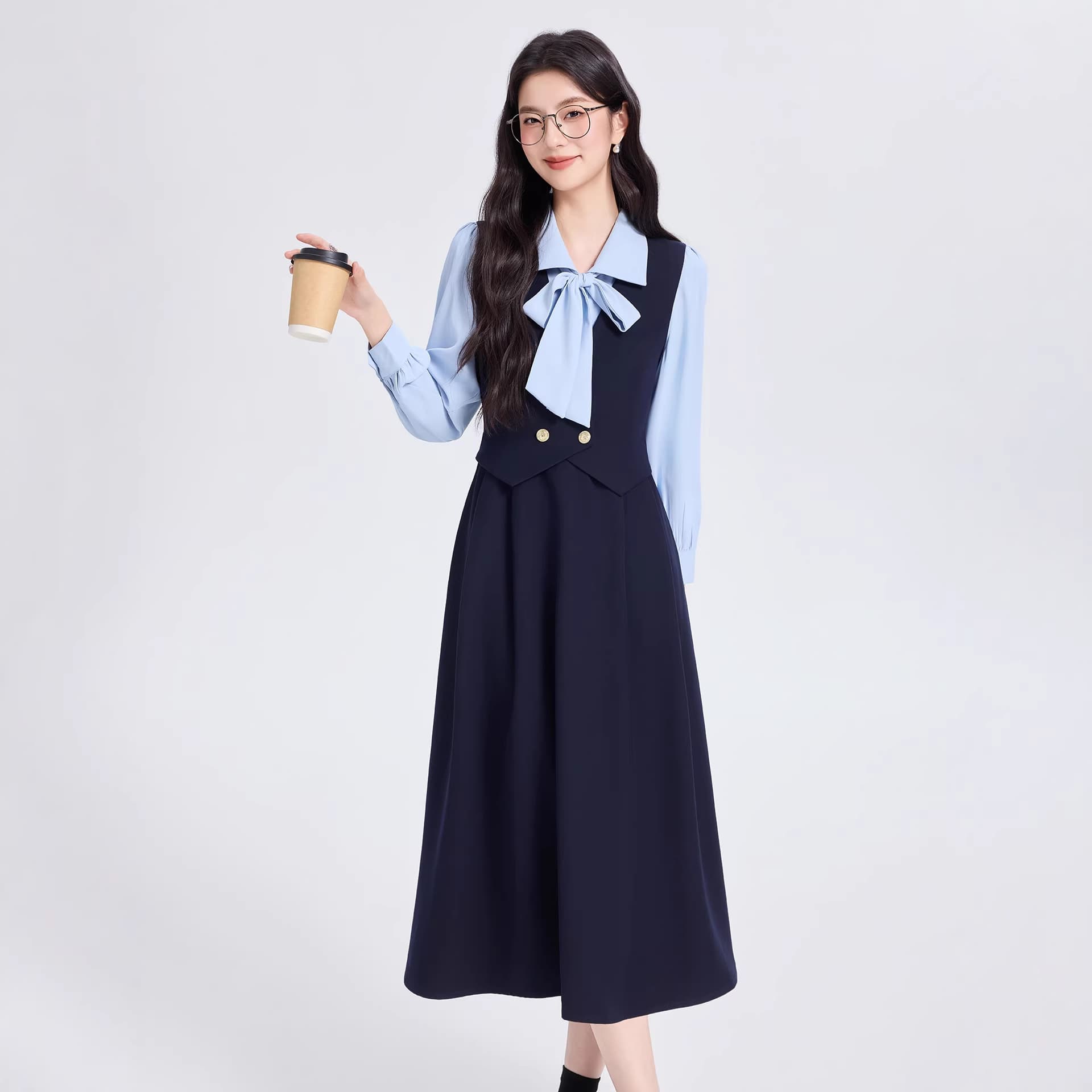 Vest Dress Women's Formal Occasion Competition Teaching Resources Teacher Garden Clothes Interview Wear Temperament College Style Suit Skirt