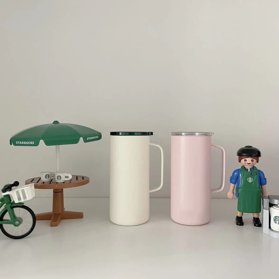 Stylish Mini Insulated Cup 304 Stainless Steel Portable Pendant Cup Office Coffee Cup Couple's Style