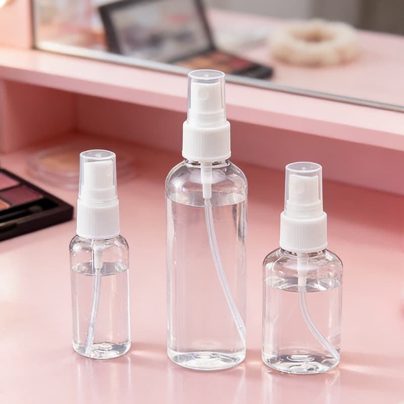 Makeup Spray Bottle, Clear 30ml Spray Bottle / Small Spray Bottle / Cosmetic Refillable Bottle / 50ml Travel Mini Spray Bottle