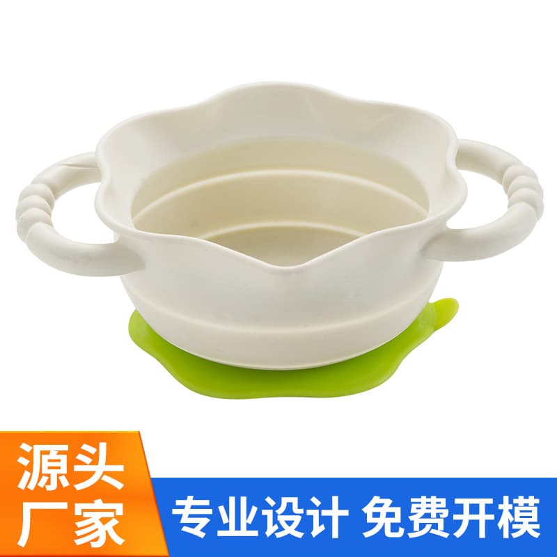 New baby food supplement bowl all-in-one baby independent eating egg drop bowl feeding water and soup silicone suction cup egg drop bowl