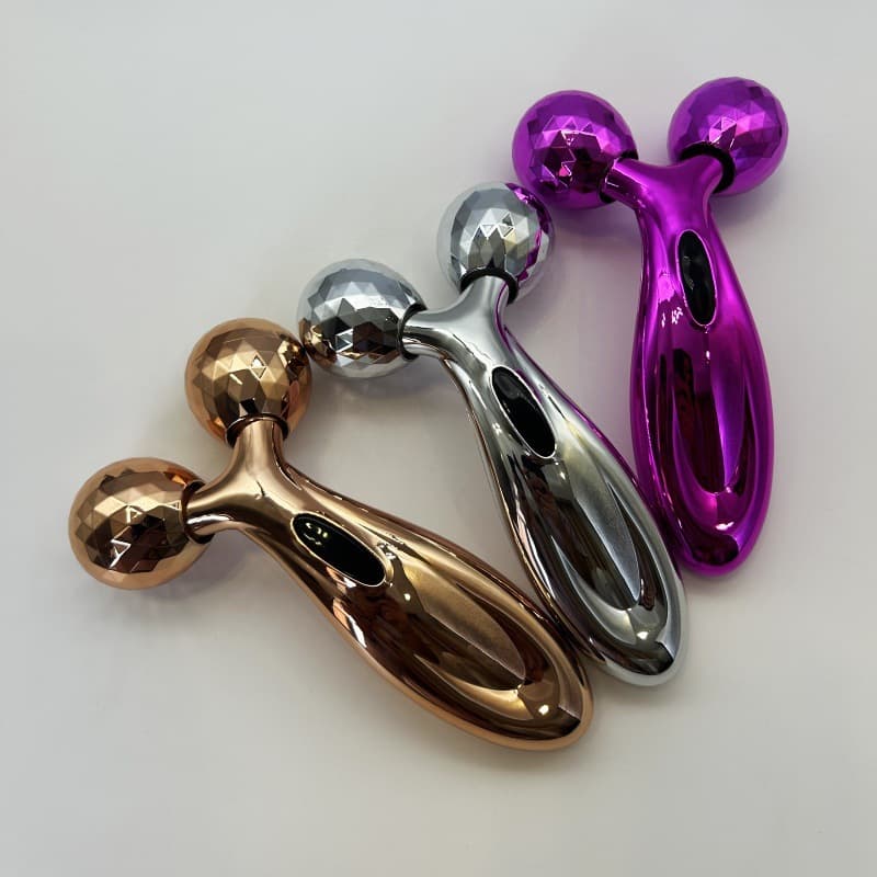 Cross-border 3DV Face Roller V Face Massager Beauty Device Lifting Firming Manual Face Massager