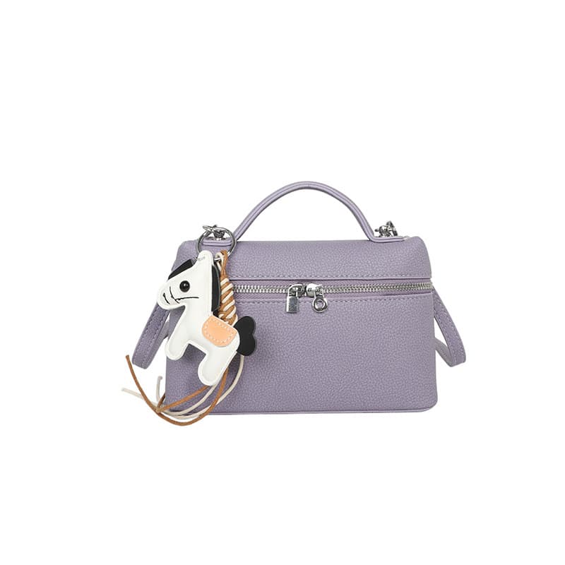 Premium Light Luxury Handheld Square Bag for Women 2026 New Style Fashion Versatile Shoulder Bag Pebble Grain Commuter Crossbody Bag