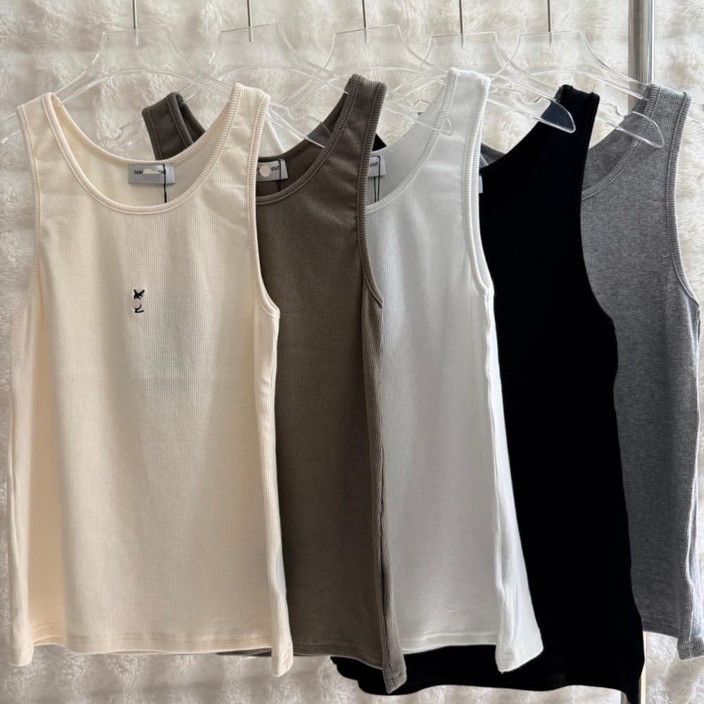 New Arrival 26 Spring/Summer Lady Inner Embroidered Vest Top