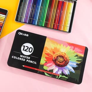 120 Color Water-Soluble Colored Pencils Art Painting 12 Color Set Colored Pencils 72 Color 36 Color Water-Soluble Colored Pencils Wholesale
