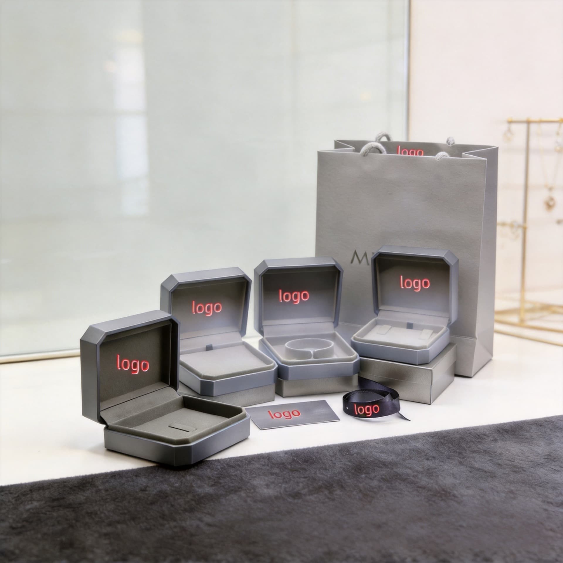 Meixi Jewelry Packaging Box, Meixi Jewelry Storage Floating Box for Bracelets, Rings, Necklaces, Earrings