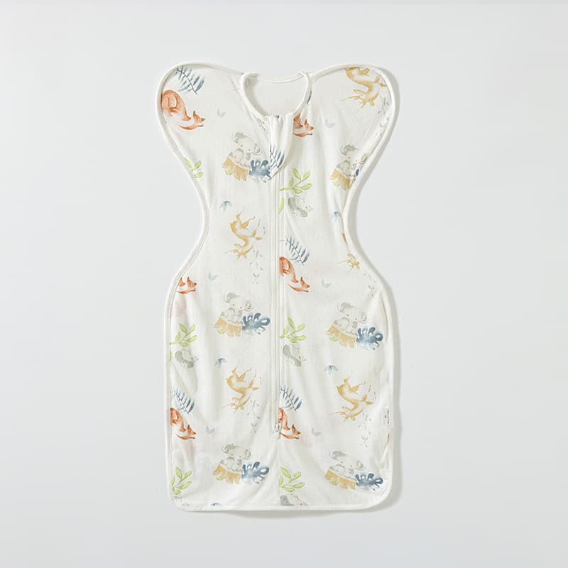 Newborn Baby Startle-Proof Swaddle, Hands-Up Sleep Sack, Bamboo Cotton, Spring/Summer Breathable, Baby Sleep Sack Special