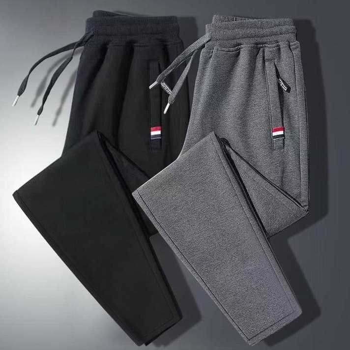 Spring Autumn Men's Casual Pants Loose Fit Plus Sizes Sweatpants Outdoor Fashionable Versatile Trendy Straight-Leg Pants