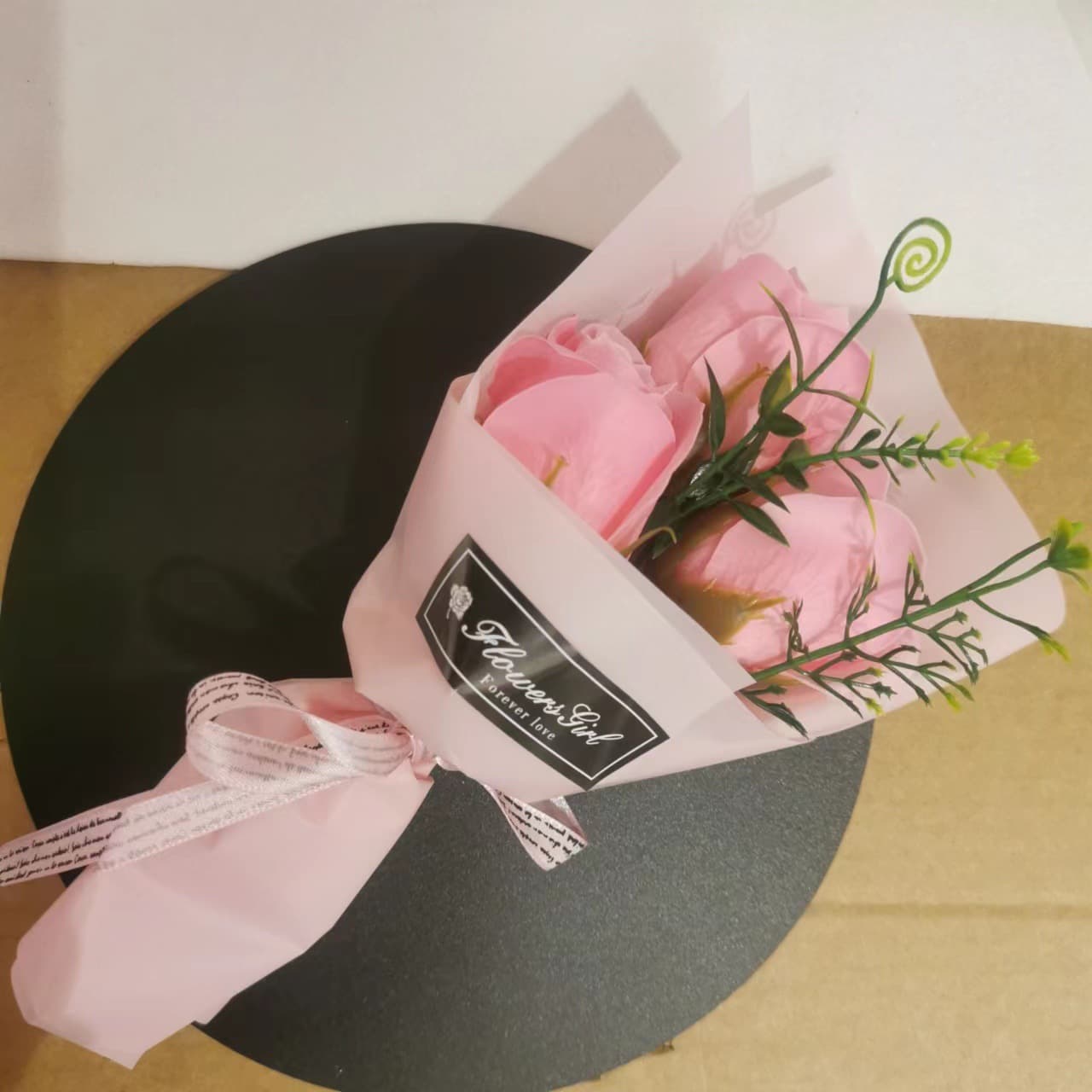 Valentine's Day Soap Mini Bouquet Three Roses Mother's Day Bouquet Company Store Celebration Small Gift Souvenir