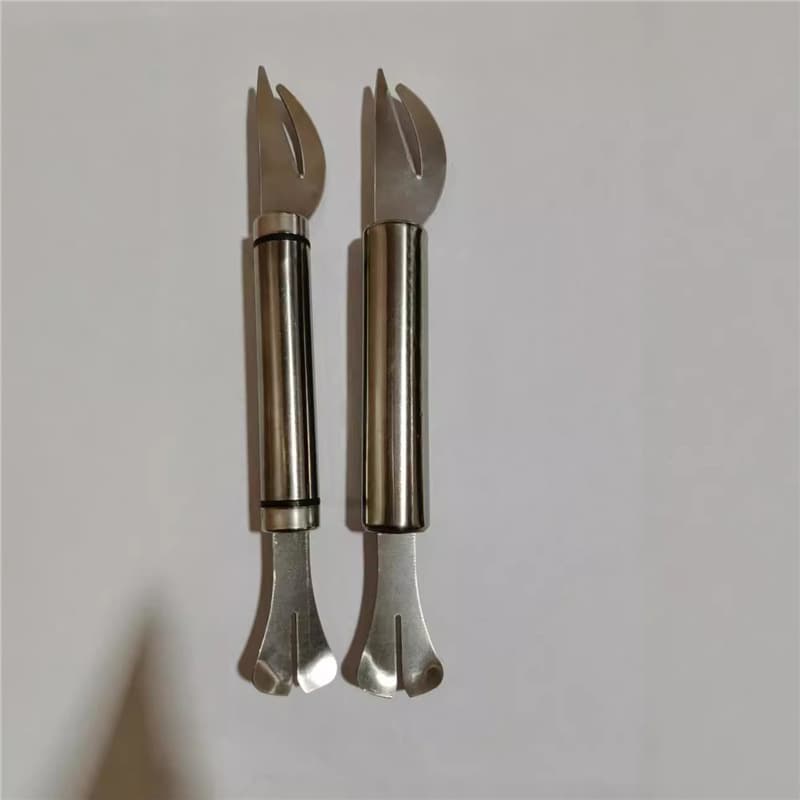 Stainless steel intestine flipper, poultry gutting knife, multi-purpose kitchen fish tool