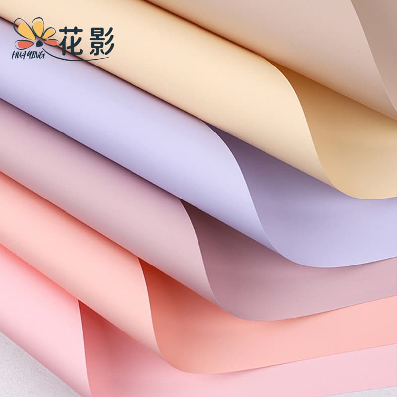 Huaying Premium Solid Color Paper 8.5 Silk Thickened Waterproof Solid Color Flower Wrapping Paper DIY Fresh Flower Packaging Paper Florist Supplies