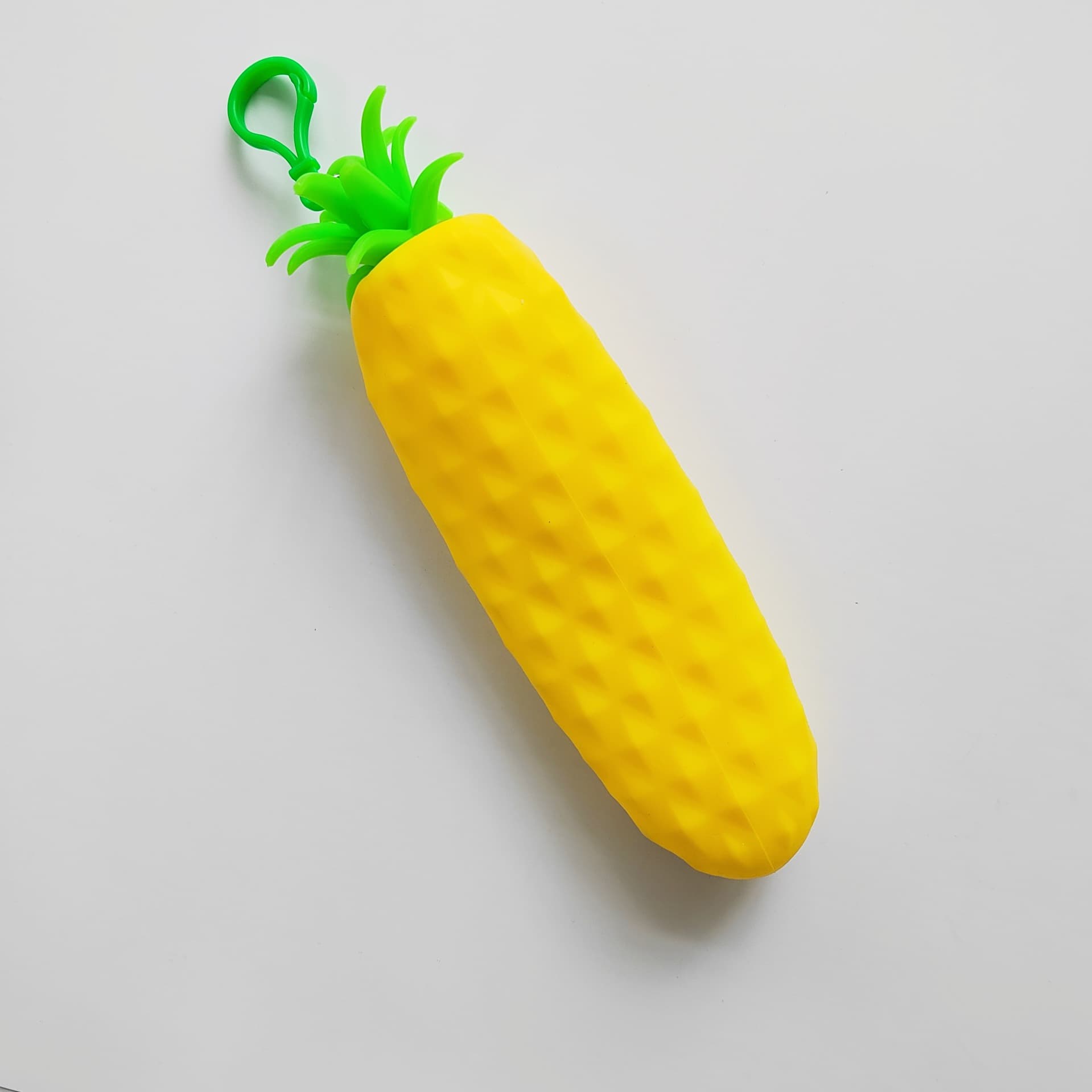Silicone pencil case, pineapple pencil case, fruit pencil case, pencil case storage bag