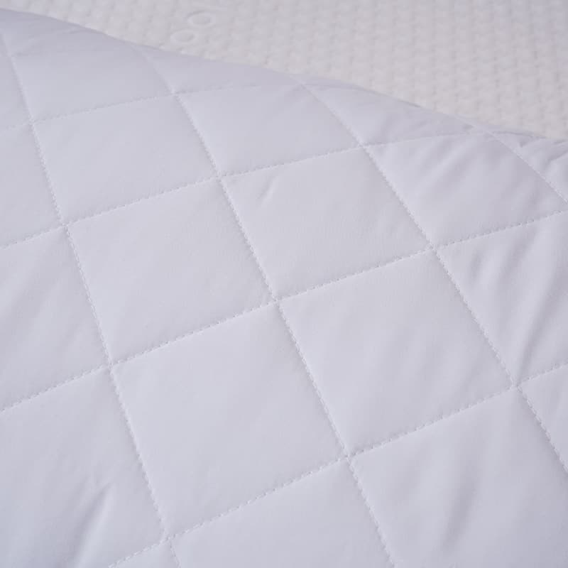 Amazon Quilted Pillowcase Wholesale Cross-Border Cotton-Padded Brushed Fabric Hotel Inn B&B Quilted Pillow Cover
