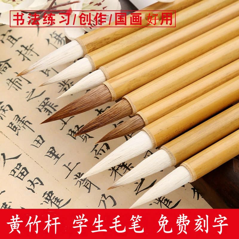 Student Yang Hao Lang Hao Beginner Baiyun Jianhao brush large, medium and small regular script training class calligraphy and painting practice fonts