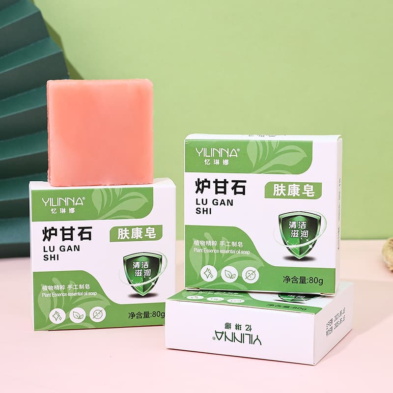 [Yilina] Calamine Soap, Skin Care Soap, Handmade Essential Oil Soap, Handmade Soap, Cleansing and Moisturizing, 80G