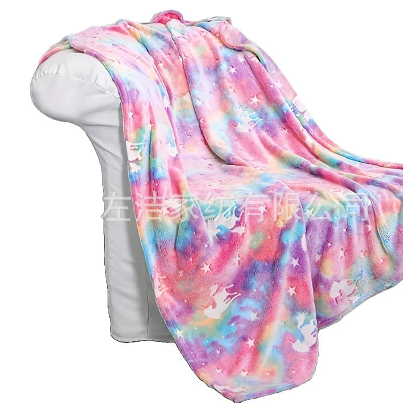 Wholesale Cross-Border Children's Flannel Blanket, Office Nap Blanket, Cartoon Kindergarten Cover Blanket, Air Conditioning Blanket, In Stock