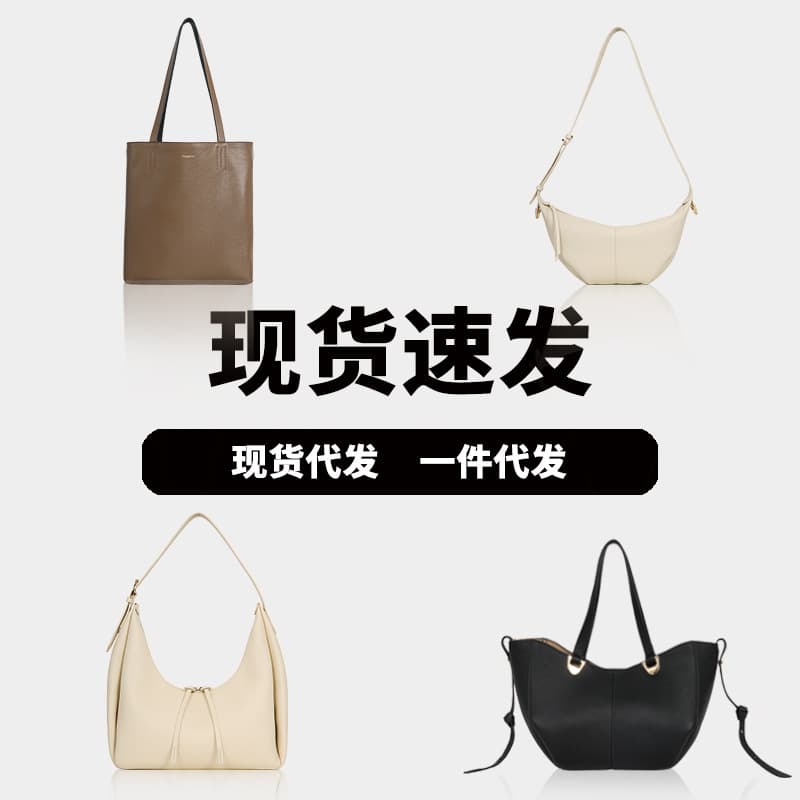 Direct from Factory Top Grain Cowhide Genuine Leather Litchi Pattern Shoulder Handbag Crossbody Tote Women's Bag Small Square Bag Light Luxury