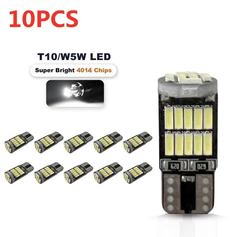 Car LED high brightness width indicator reading light W5W T10 4014 26smd license plate light Amazon AliExpress