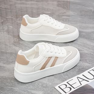 2026 Summer New Mesh White Shoes for Women Breathable Thick Sole Korean Style Versatile Student Casual Sneakers