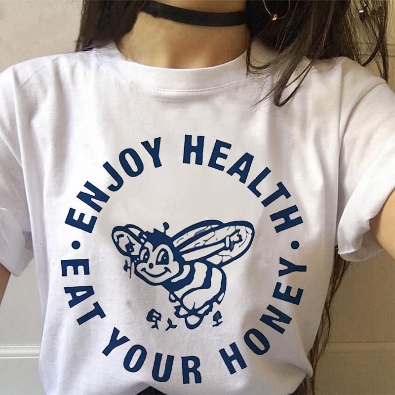 Letter T-shirt Women Harajuku Kawaii Style Women's Tshirts