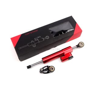 Motorcycle Handlebar Universal Modified Titanium Steering Damper Directional Stabilizer Anti-Sway Shock Absorber