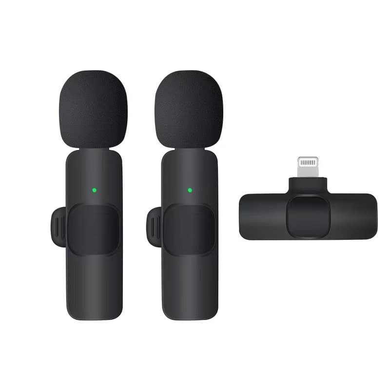 Cross-border New Product J3 Wireless Lapel Microphone for Outdoor Live Streaming, Interview Noise Reduction Mini Mic