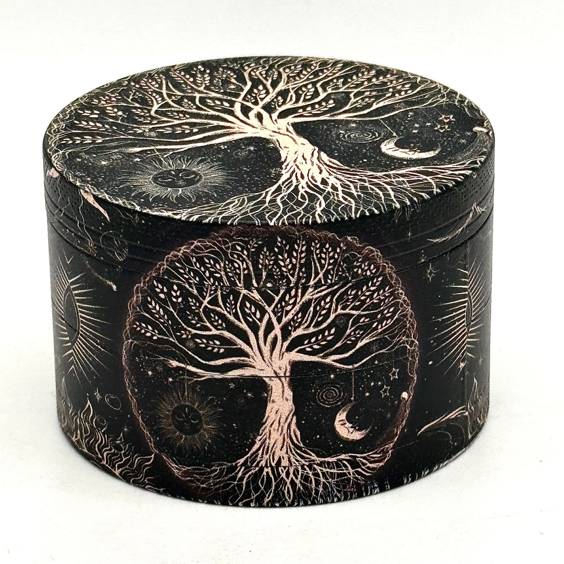 Cross-border UV Full-Color Printed All-Zinc Alloy Herb Grinder Four-Layer Multi-Color Metal Grinder Multiple Models Hot Sale
