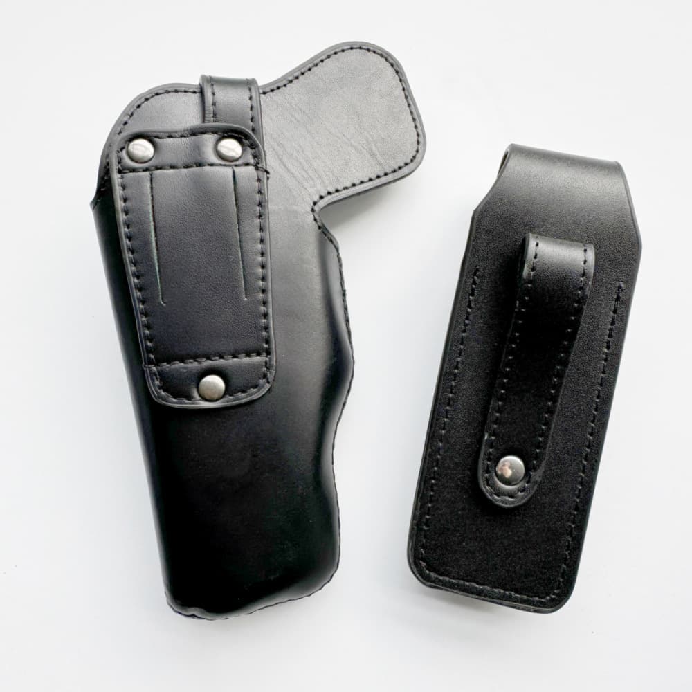 Factory Direct 92 Style Pistol Holster 92G Genuine Leather Cowhide Holster Stage Film Prop 92G Magazine Holster