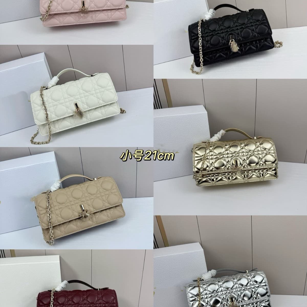 Cross-border D-House Drop Shipping Quality Ceiling D-Style Fashion Women's Bag Versatile Diamond Quilted Chain Shoulder Handbag