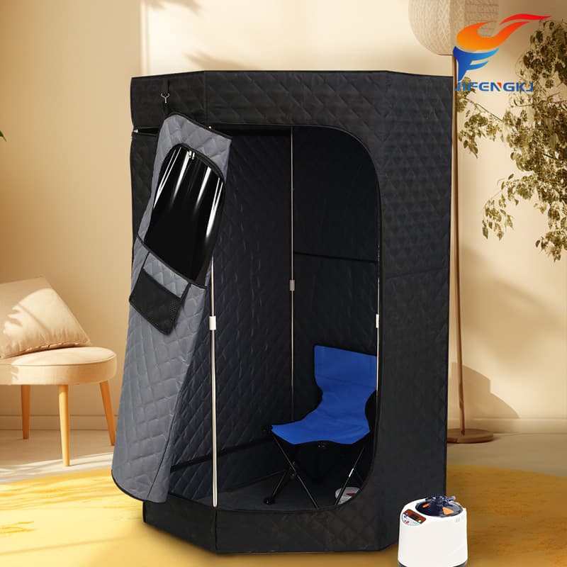 Cross-border Hot Selling Pentagon Home Sauna Room Portable Steam Bath Tent Frame Steam Bath Sauna