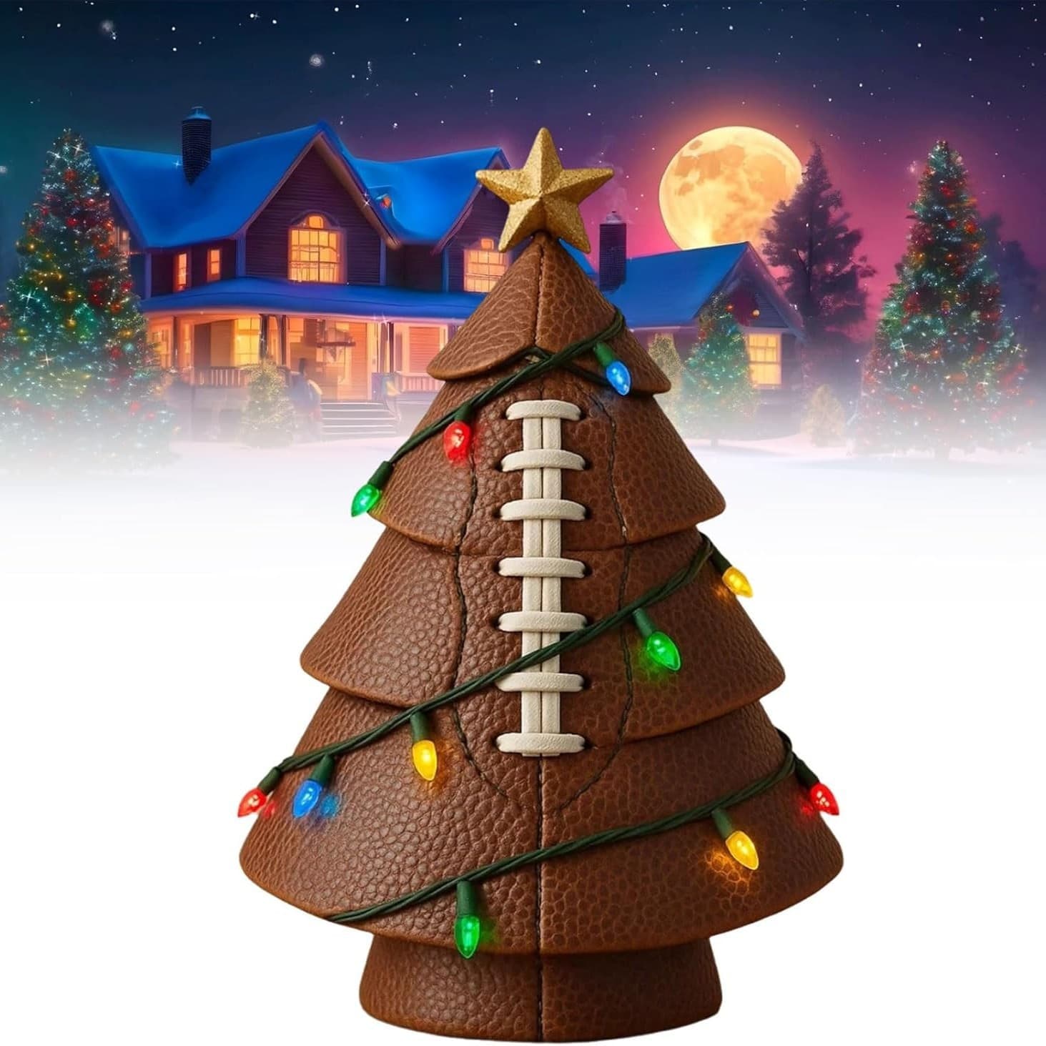 Football Christmas Tree Decor