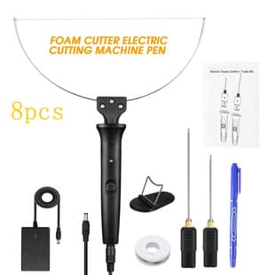 3-in-1 Electric Foam Cutter, Cutting Pen 100-240V, 18W Foam Cutting Tool with Heater