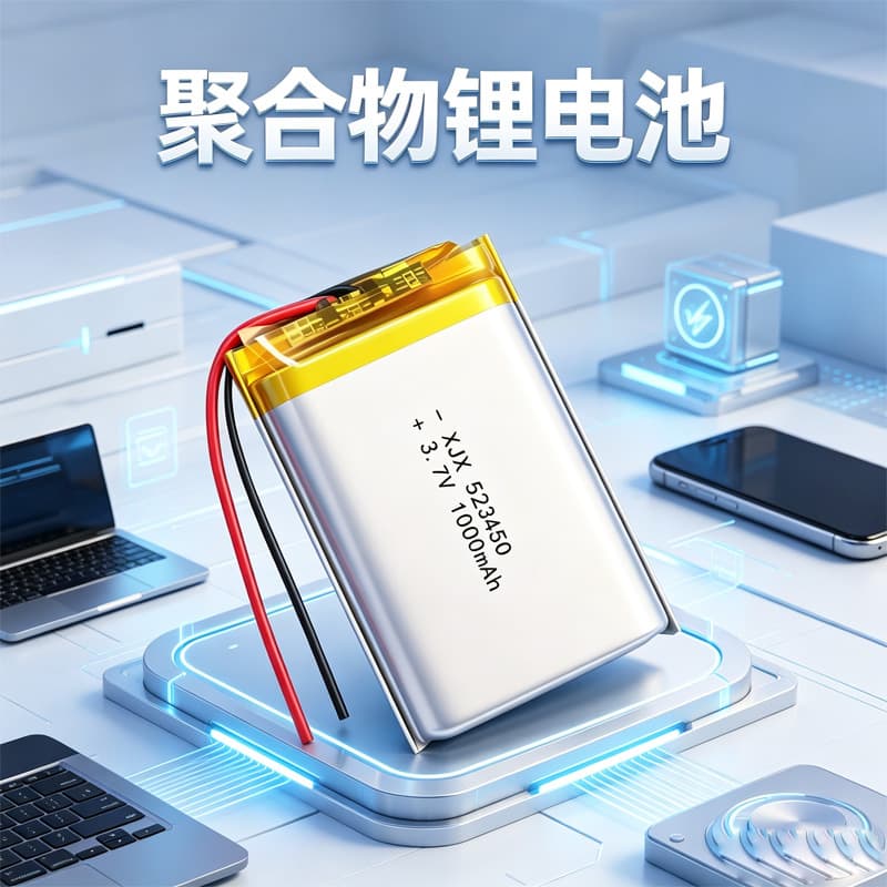 Polymer Lithium Battery 523450-1000mAh 3.7V Li-ion Lithium Battery Soft Pack Ternary Battery for Monitor