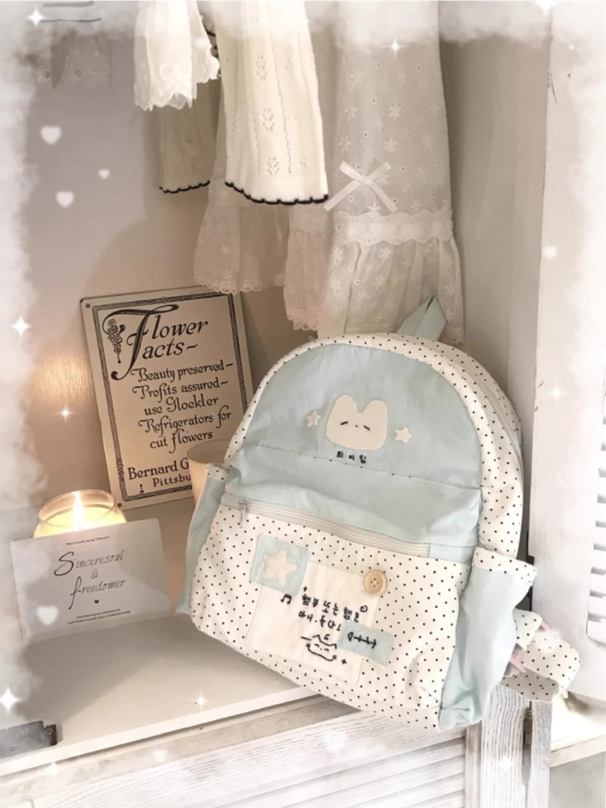 Niche ins style cute polka dot backpack new casual versatile backpack student party class commuting school bag trend