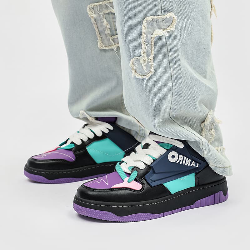 2024 Spring New Retro Arcade Street Style Chunky Sneakers, Pixel Game Casual Shoes, Soft Sole Comfortable Leisure Shoes