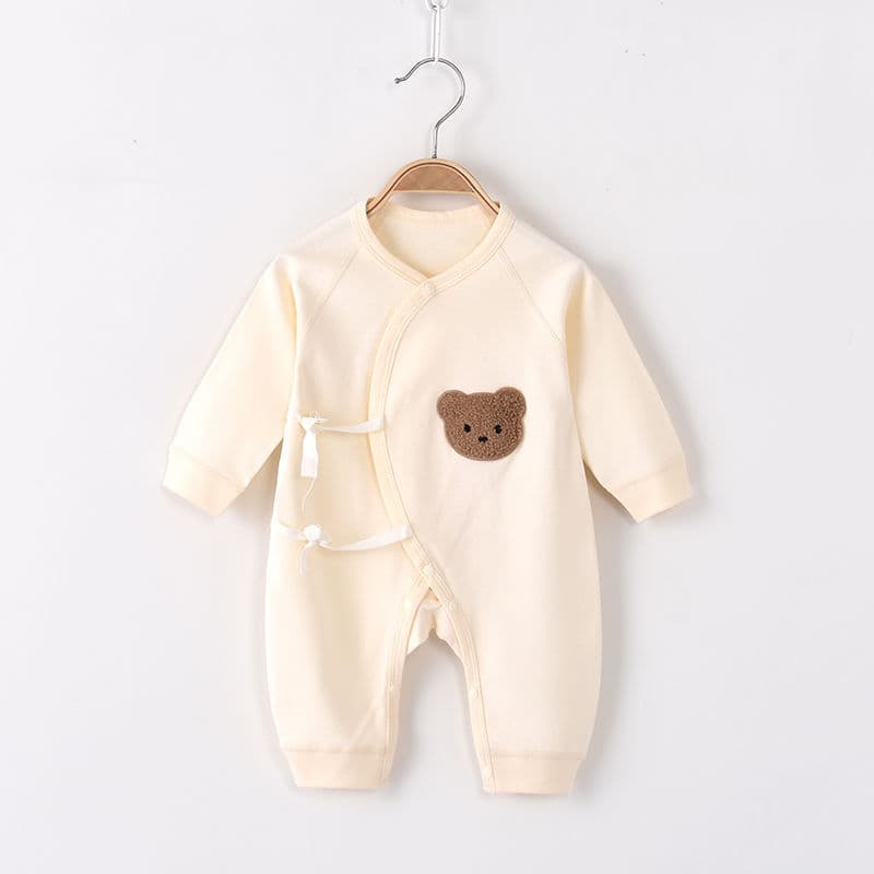 Newborn Baby Clothes 0-6 Months Cotton Autumn Winter Bodysuit Seamless Undershirt Infant Romper All Seasons