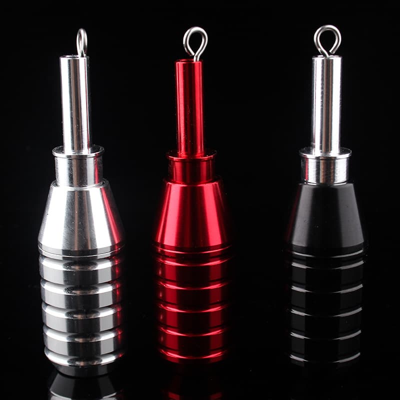Yilong Tattoo Grip Integrated Needle Aluminum Grip 25mm Tattoo Grip Clip Grip Universal for Traditional Tattoo Machine