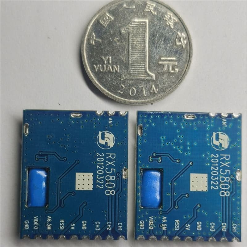 RX5808 Factory Direct 4.9G 5.8G 6.0G Drone Audio-Video Receiver Module SPI Mode