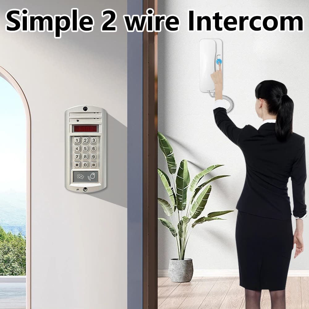 Cross-Border Direct Supply/Non-Visual Building Intercom Access Control System Community Unit Door Hands-Free Remote Smart
