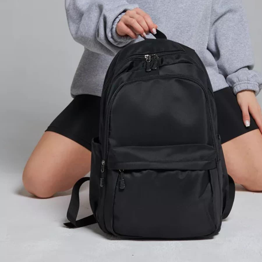 Cross-border Large Capacity Men's Backpack Fashion Travel Women's Backpack Water-Resistant Laptop Bag Men's Casual Commuter School Bag