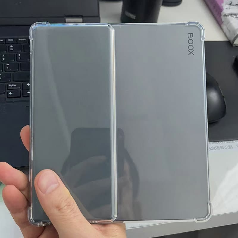 Compatible with Boox Leaf5/5+ Case Leaf 5C Clear Case Full-Body Airbag Transparent Crystal Soft