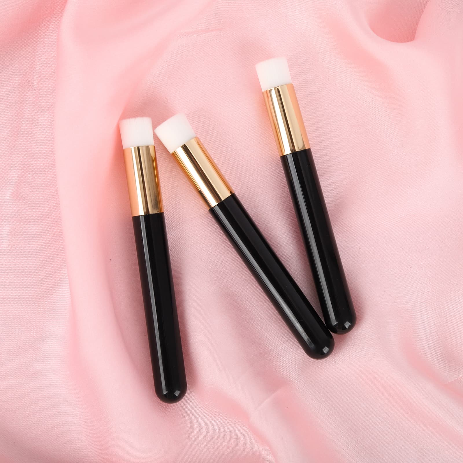 Cross-border special supply of spot false eyelashes mousse brush household cleaning nose brush flat brush makeup brush blackhead removal wholesale
