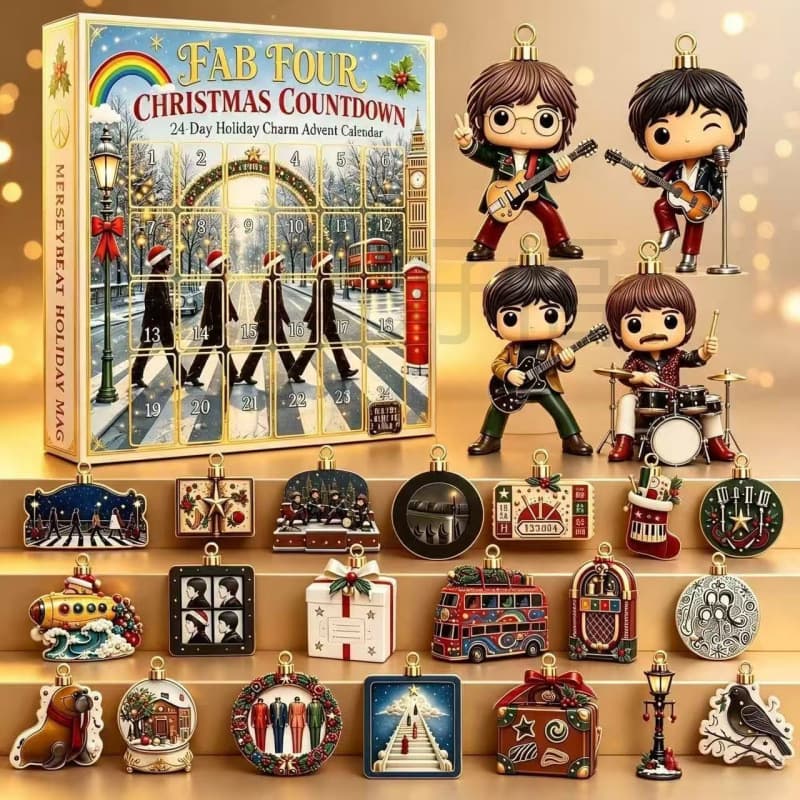 2026 The Fab Four Advent Calendar Beatles Christmas Advent Calendar Blind Box S