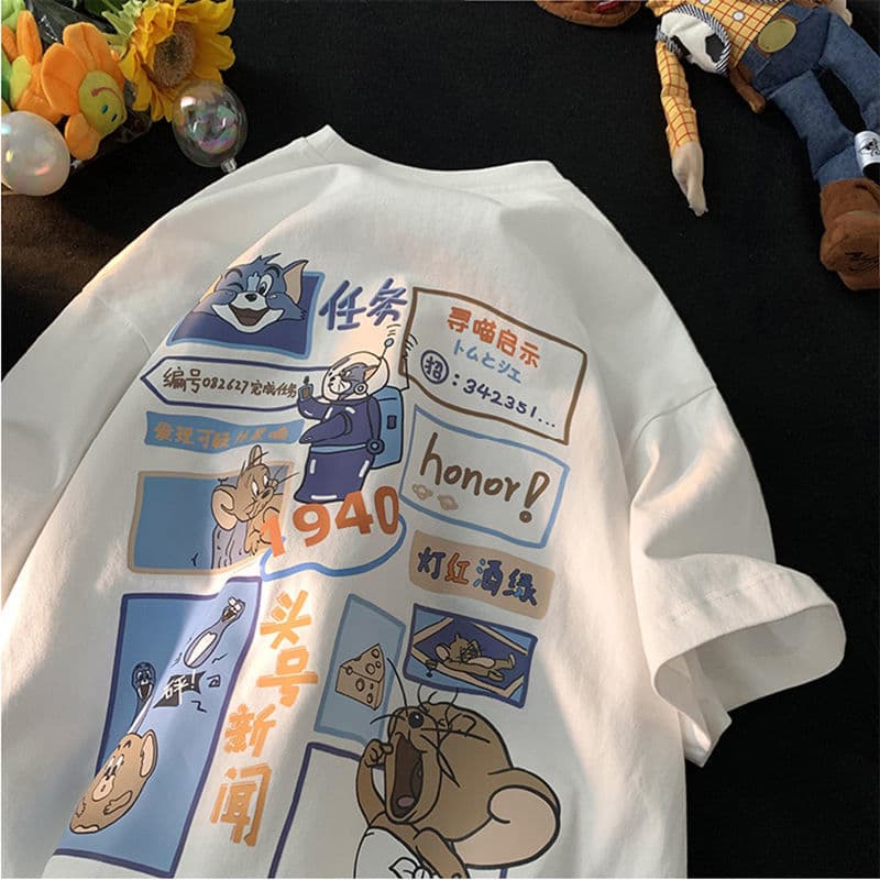 Short Sleeve T-Shirt Men 2023 New Trendy Brand Top Summer Loose Casual Ins Fashion Half Sleeve Tee 12