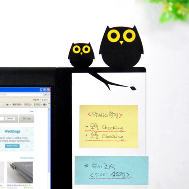Tangzheng Creative Screen Monitor Side Message Board Transparent Computer Note Board Convenient Sticker Board Transparent Board Various