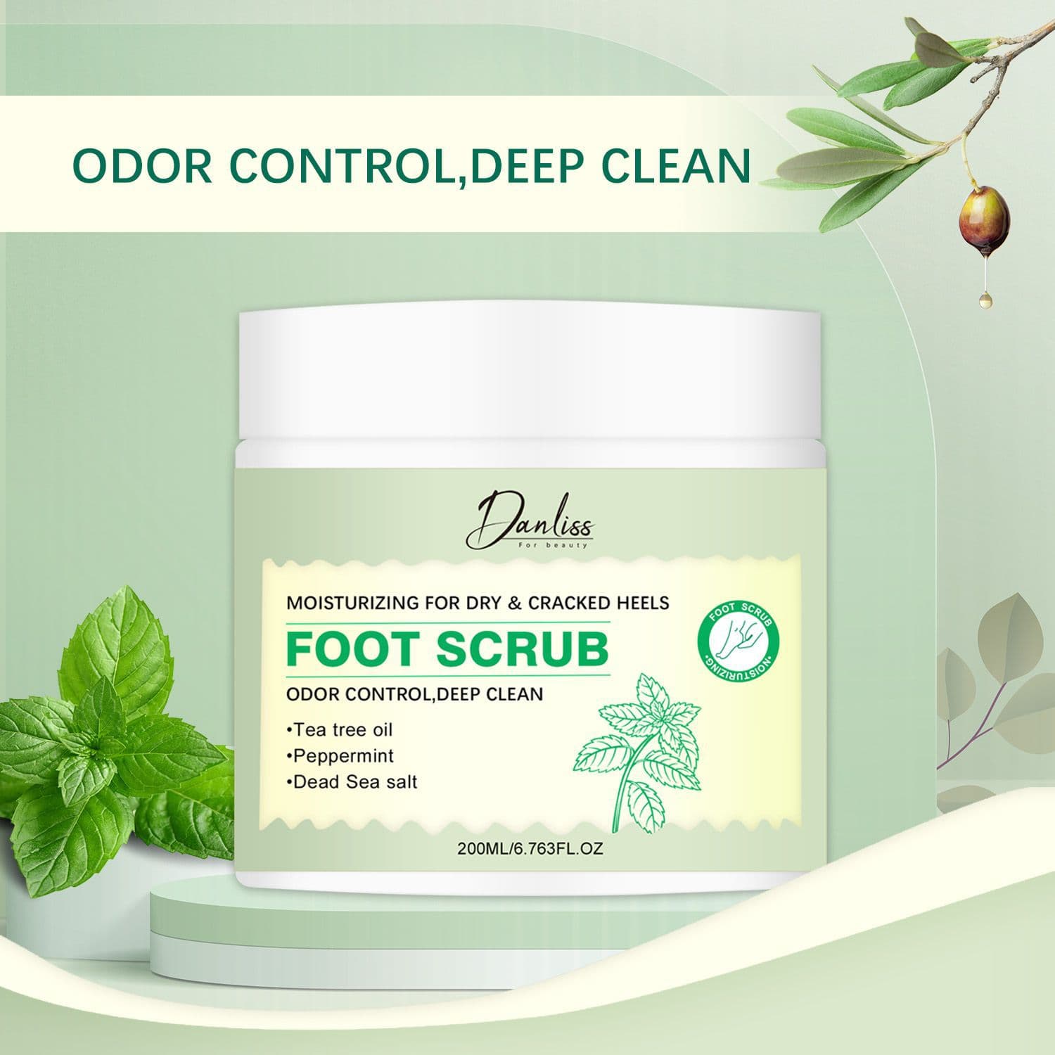 Cross-border Scrub for Hydration, Softening Keratin, and Smooth Foot Care