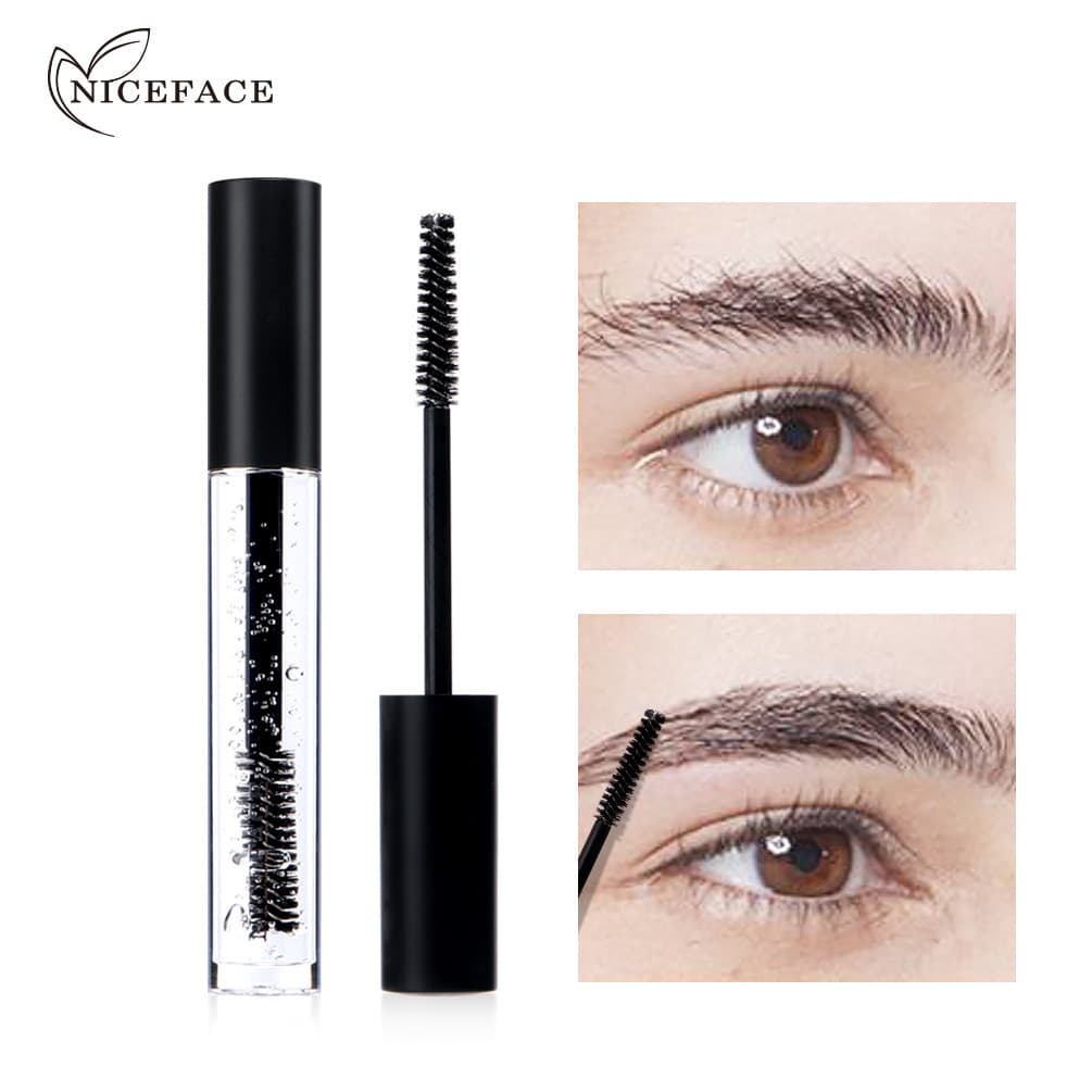 NICEFACE Eyebrow Setting Gel Colorless Transparent Waterproof Sweatproof Long-Lasting Black Eyebrow Repair Liquid