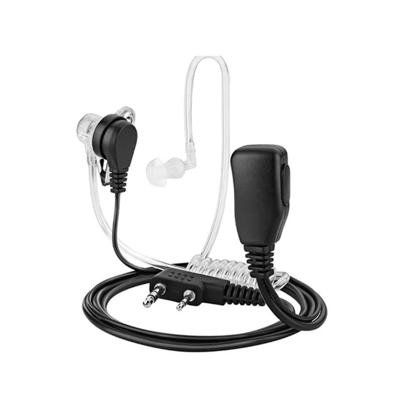Walkie-Talkie Air Duct Headset K-Head Universal Imitation Guotong Air Guide Compatible with Kenwood, Baofeng, TYT, Puxing, for Export